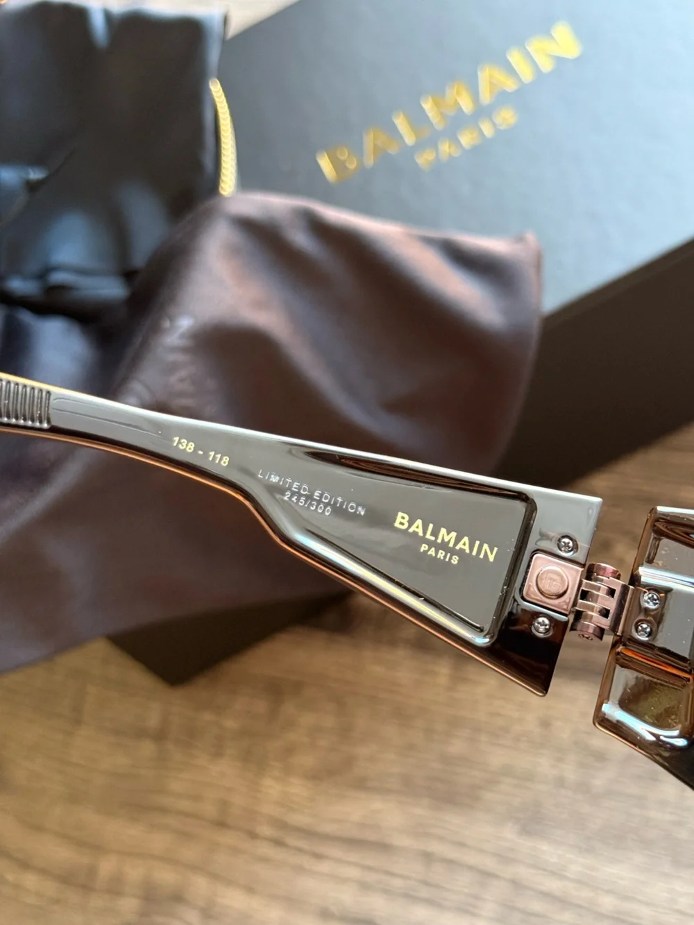 Balmain discreet integrated fashion